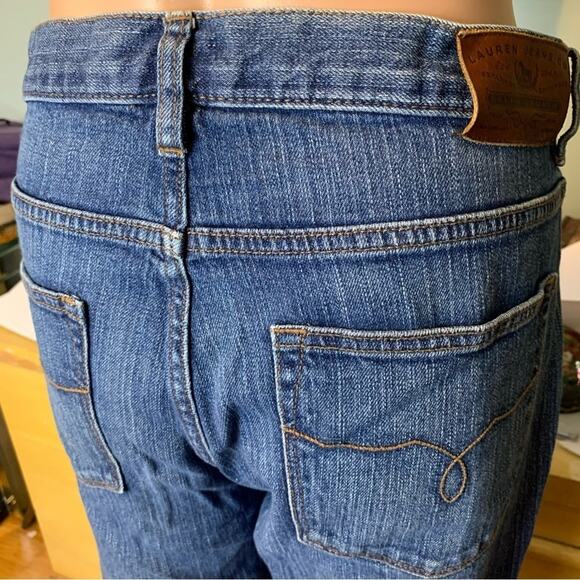 Lauren Jeans Co Womens Classic Straight Jeans 12 WESTERN Coastal Cowgirl - Picture 4 of 5